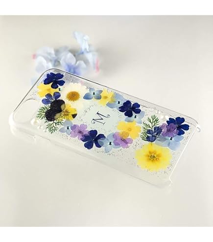 Amazon.co.jp: ハンドメイド 押し花スマホケース No.504 ほぼ全機種